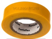 Изолента Fortisflex ПВХ 15мм 10 м, желтая